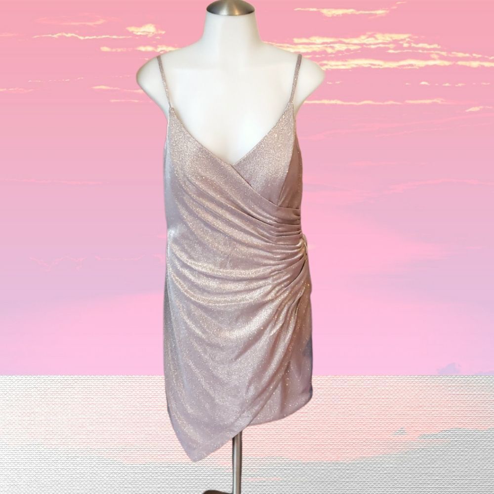 IEENA For Mac Duggal Golden Dress